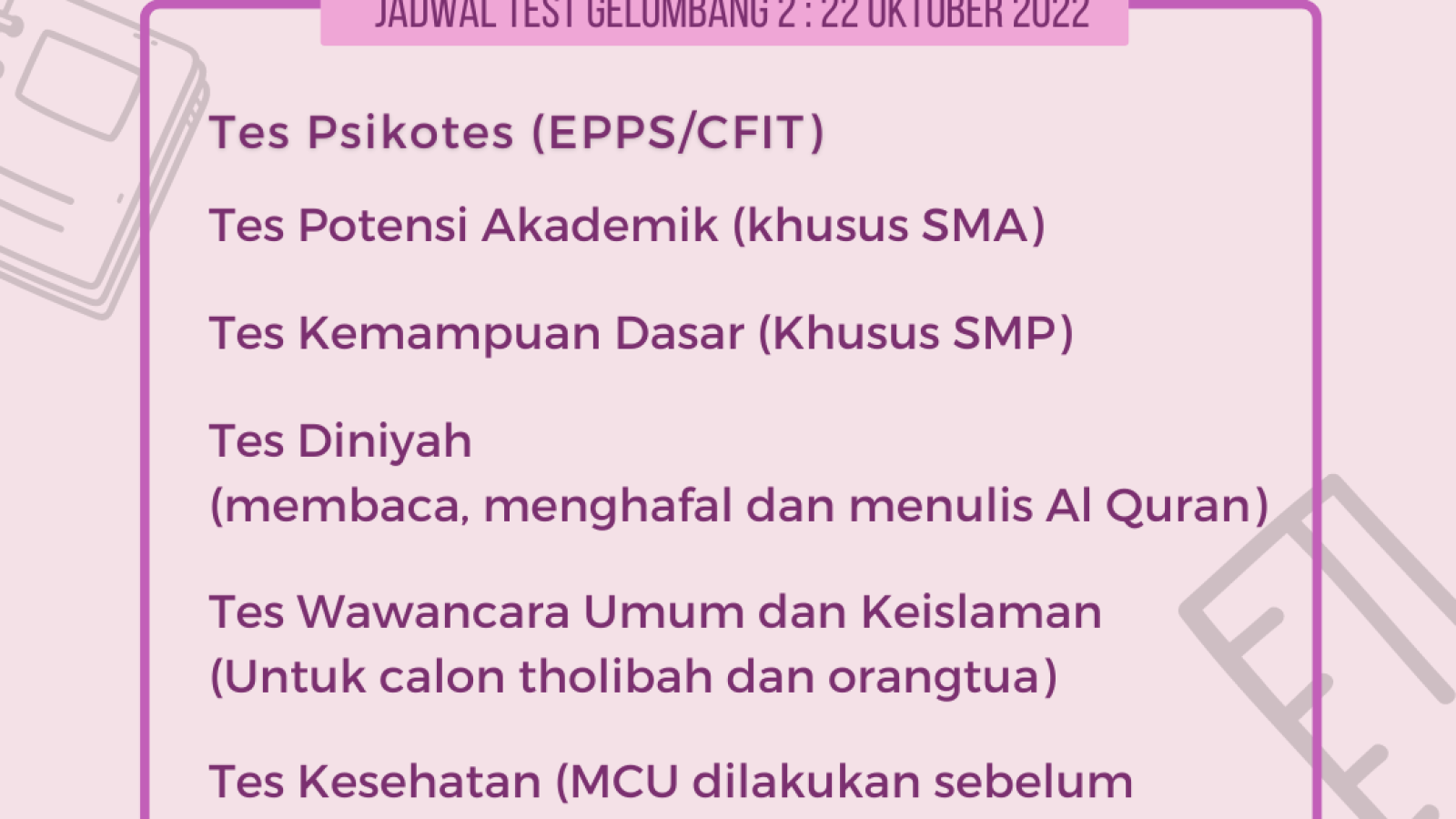 materi test